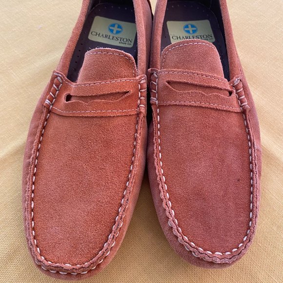 SOLD Charleston Shoe Company Men's Leather Moccasins NWOT - Picture 5 of 12